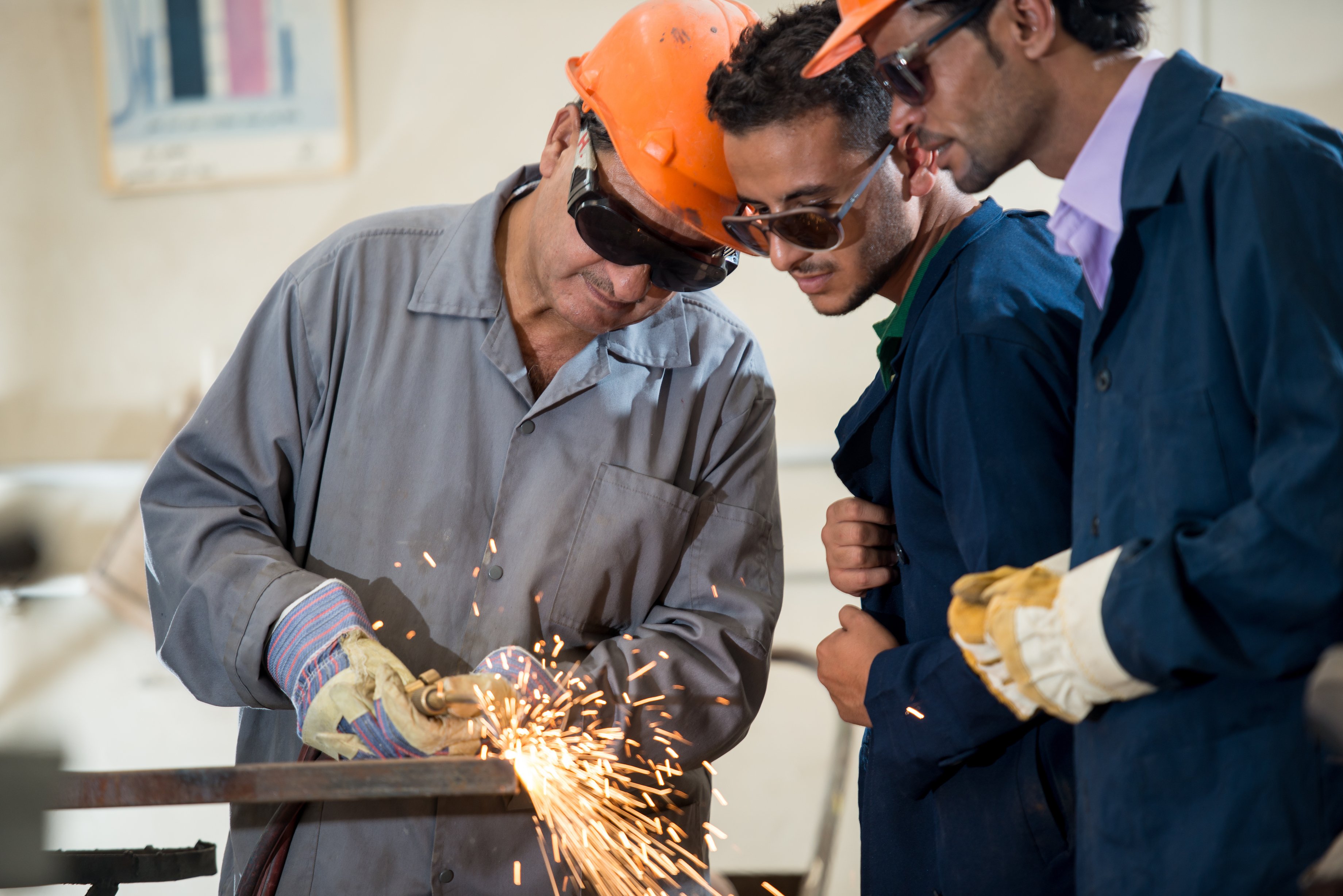 factory workers